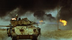 Military tanks Iraq M3A3