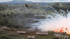 Military Viet Nam A-1 Skyraider white phosphorus Close air 