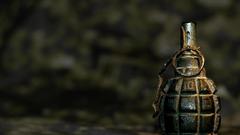 Military warfare weapons Grenades