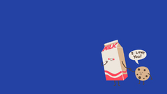 Milk cookies alternative art