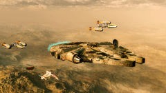 Millennium Falcon Girl Outdoor