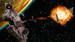 Millennium Falcon vehicles star