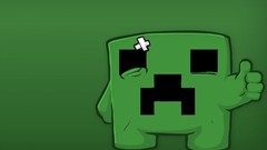 Minecraft creeper super meat boy minimalistic video games
