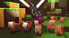 Minecraft pork Enderdragon
