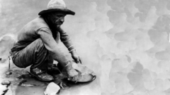 Miner just sifting through