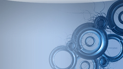 Minimalism abstract circles shapes