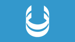 Minimalism blue background digital art Simple Background cyan