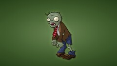 Minimalism zombies plants vs zombies video games Green