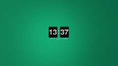 Minimalistic clocks l33t 1337