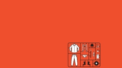 Minimalistic clockwork orange Simple