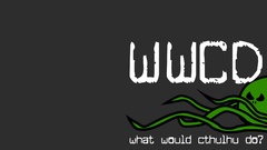 Minimalistic Cthulhu funny octopuses