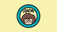 Minimalistic Daria girls with