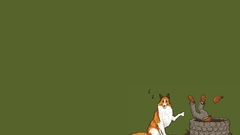 Minimalistic Dogs funny falling