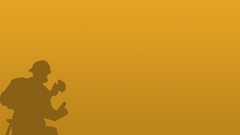 Minimalistic Engineer TF2 silhouettes