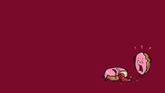 Minimalistic funny donuts