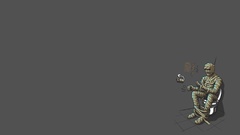 Minimalistic funny Mummy