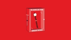 Minimalistic glass In Case