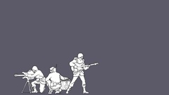 Minimalistic guitars Army Men