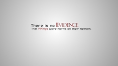 Minimalistic horns Vikings Typography