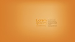 Minimalistic Lorem ipsum orange