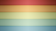 Minimalistic multicolor rainbows