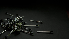 Minimalistic pin rivets