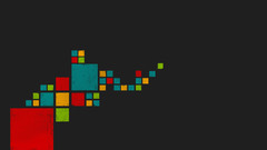 Minimalistic Pixels elephants windows