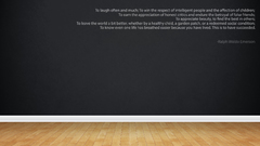 Minimalistic Quotes Ralph Waldo