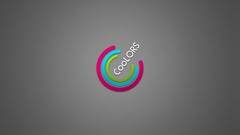 Minimalistic rainbows colors gray