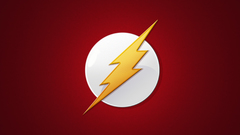 Minimalistic red dc comics