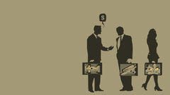 Minimalistic silhouettes artwork