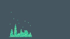 Minimalistic skylines tetris
