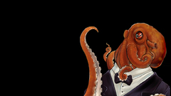 Minimalistic suit tentacles octopuses