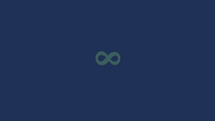 Minimalistic symbol mathematics infinity