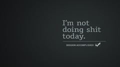 Minimalistic text achievements