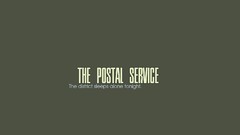 Minimalistic text Postal