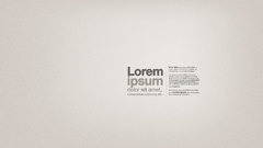 Minimalistic text Typography Spanish