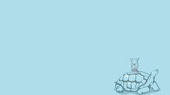 Minimalistic turtles Simple Background