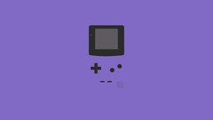 Minimalistic vectors gameboy lavender