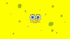 Minimalistic yellow SpongeBob SquarePants