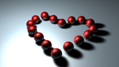 Minimedia love heart balls