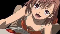 Misaka mikoto black background