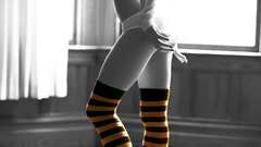 Mischa striped legwear