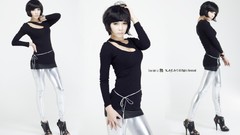 Models asians Korean bangs