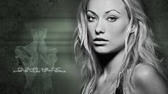 Models Olivia Wilde grayscale