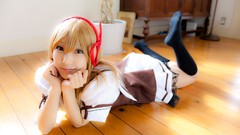 Models shuffle fuyou kaede cosplay knee socks Lenfried