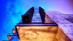 Modern Skyscrapers architecture buildings HDR Photography worms 