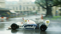 Monaco Ayrton Senna rain