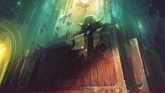 Money Bank Goblins chains artwork digital art fantasy art