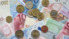 Money cash Euro currency